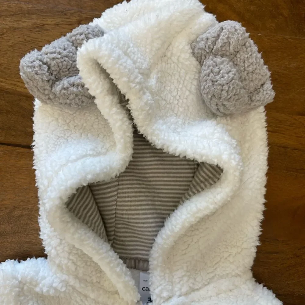 Carter's Fleece Puppy Onesie | SZ 3 months